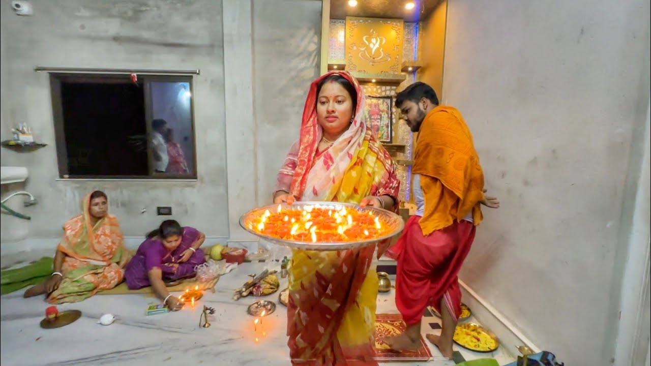 দীপাবলীতে সংসারের সুখ সম্বৃদ্ধির জন্য পুজো করলাম || diwali vlog popi kitchen