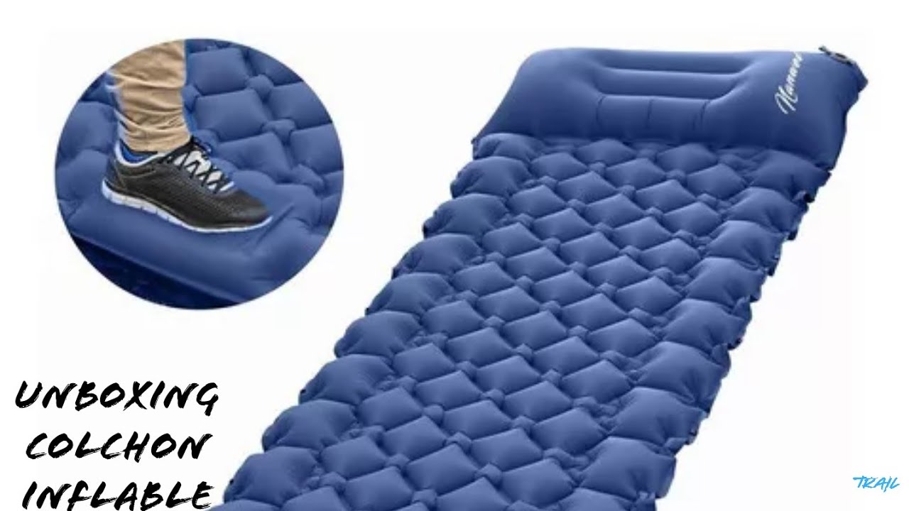 unboxing colchon inflable