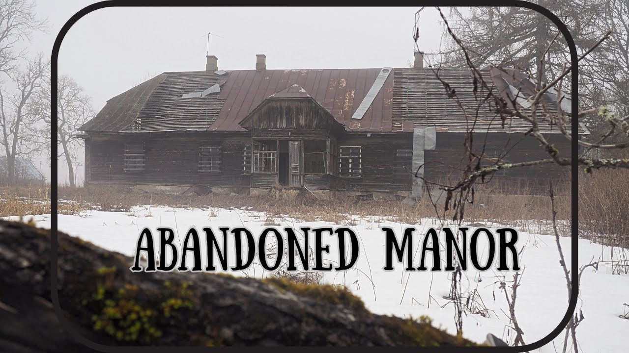 Abandoned Luiste manor in Estonia