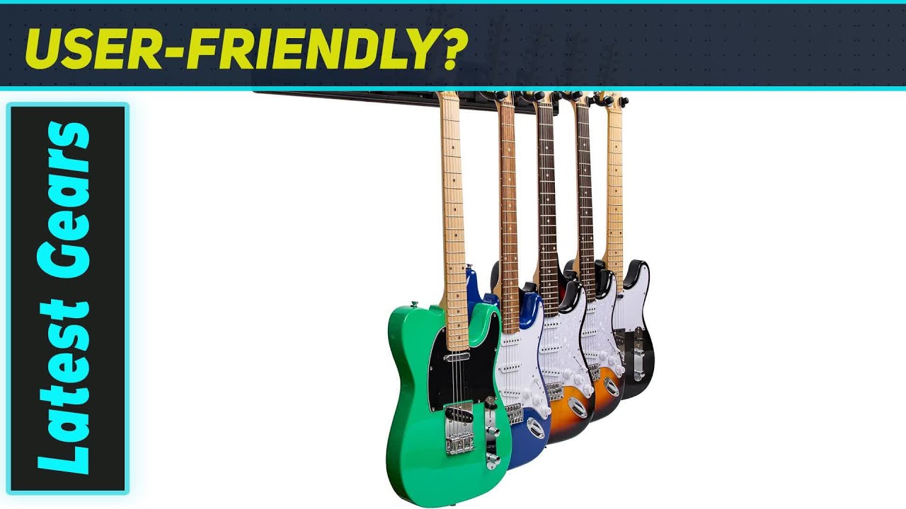 STRICH Guitar Wall Mount Hangers: Best Way to Display 5 Guitars!