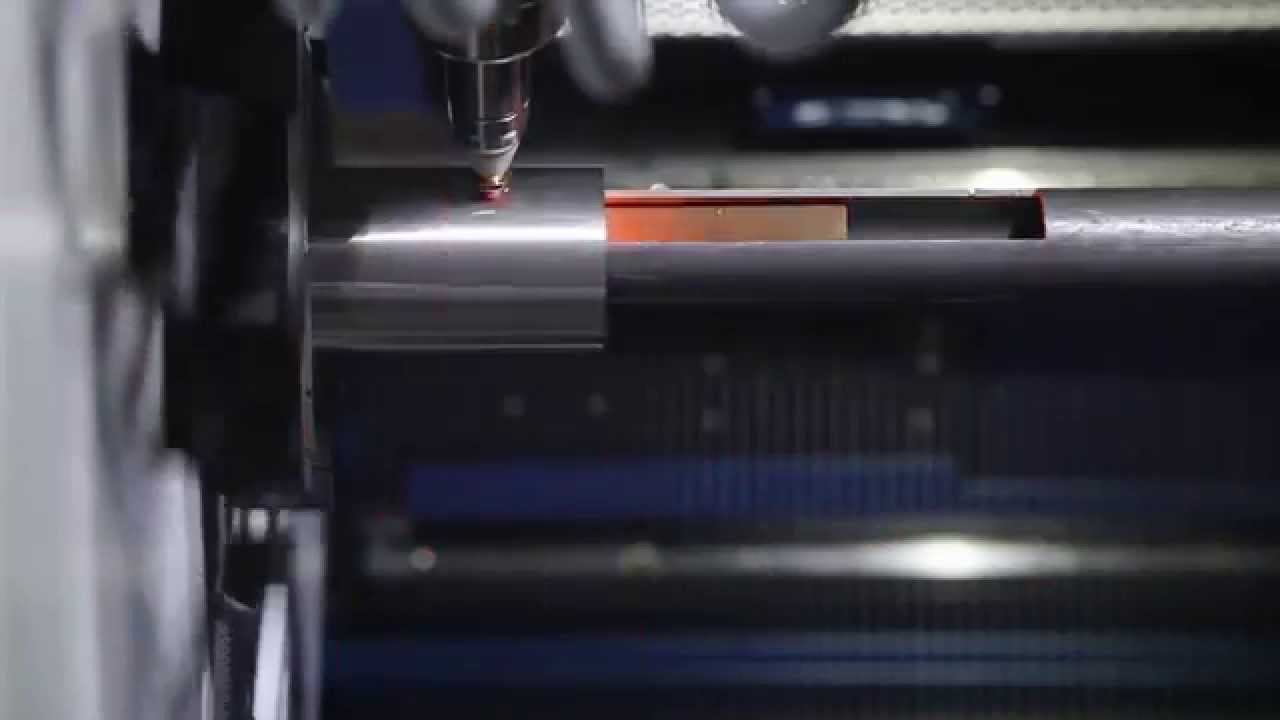 TRUMPF laser tube cutting: TruLaser Tube - Spatter protection device with a passive catcher