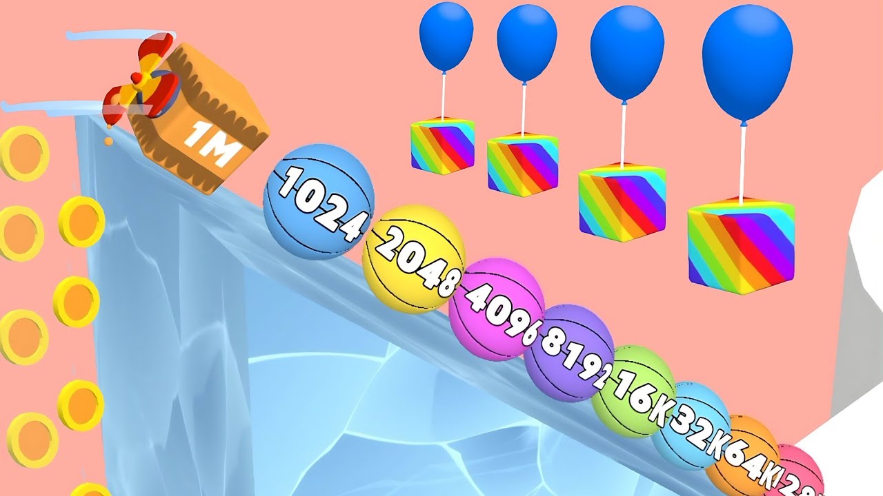 Happy Cubes 2048 - jelly run 2048 🆚 sandwich runner 2048 Gameplay part #27