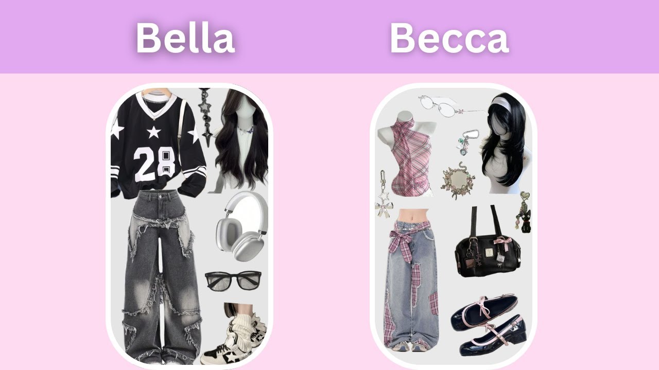 Which Vibe do you like more, Bella or Becca? | Aesthetic Personality Quiz