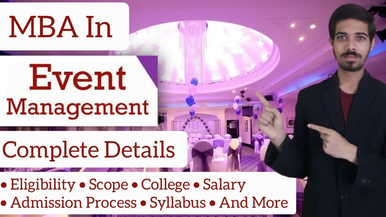 MBA In Event Management | Full Details | Event Management Career | MBA Course In Hindi