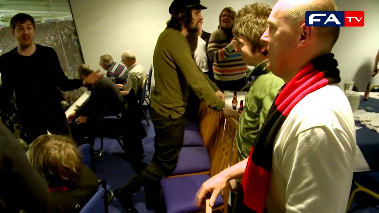 Noel and Serge at Leicester vs Man City 2-2