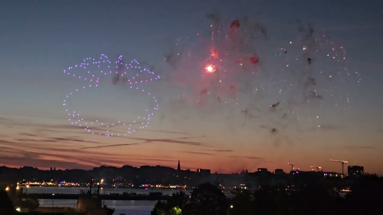Kieler Woche Abschlussfeuerwerk 29.06.2025 (gefilmt von [Protogen147)