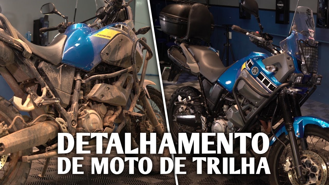 DETALHANDO MOTO DE TRILHA MUITO SUJA #RAZUX