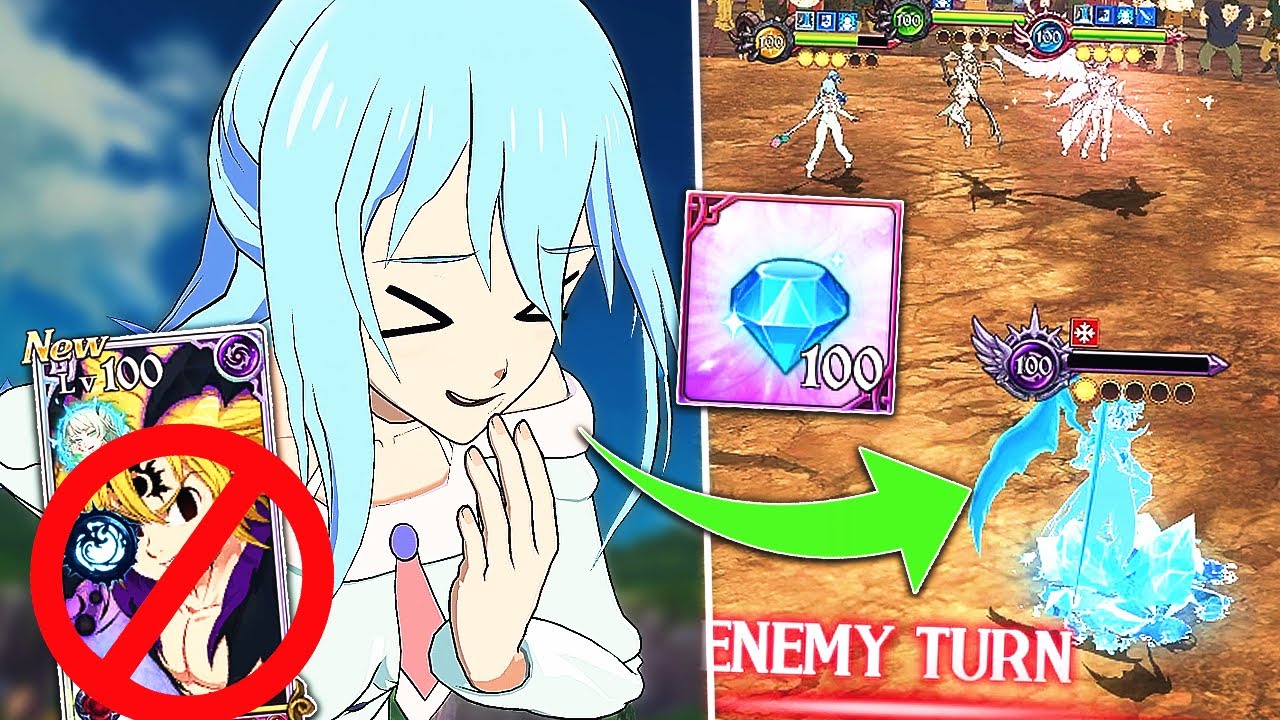 SUPER TOXIC GODDESS CHAOS PVP TEAM!! AQUA HARD COUNTER NEMESIS MELIODAS!! [7DS: Grand Cross]