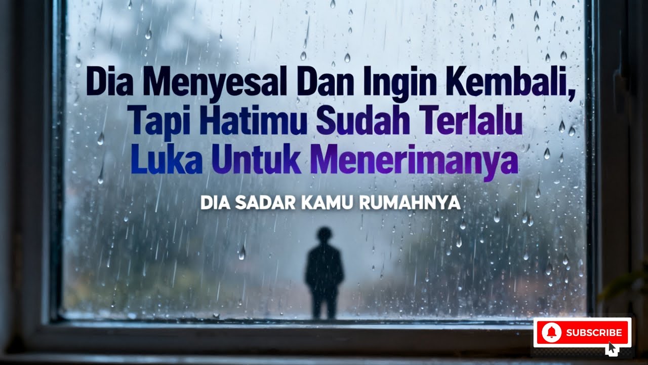 Terlambat Sudah! Dia Ingin Kembali, Ingin Bertobat, Dan Menebus Segala Dosa Terhadapmu