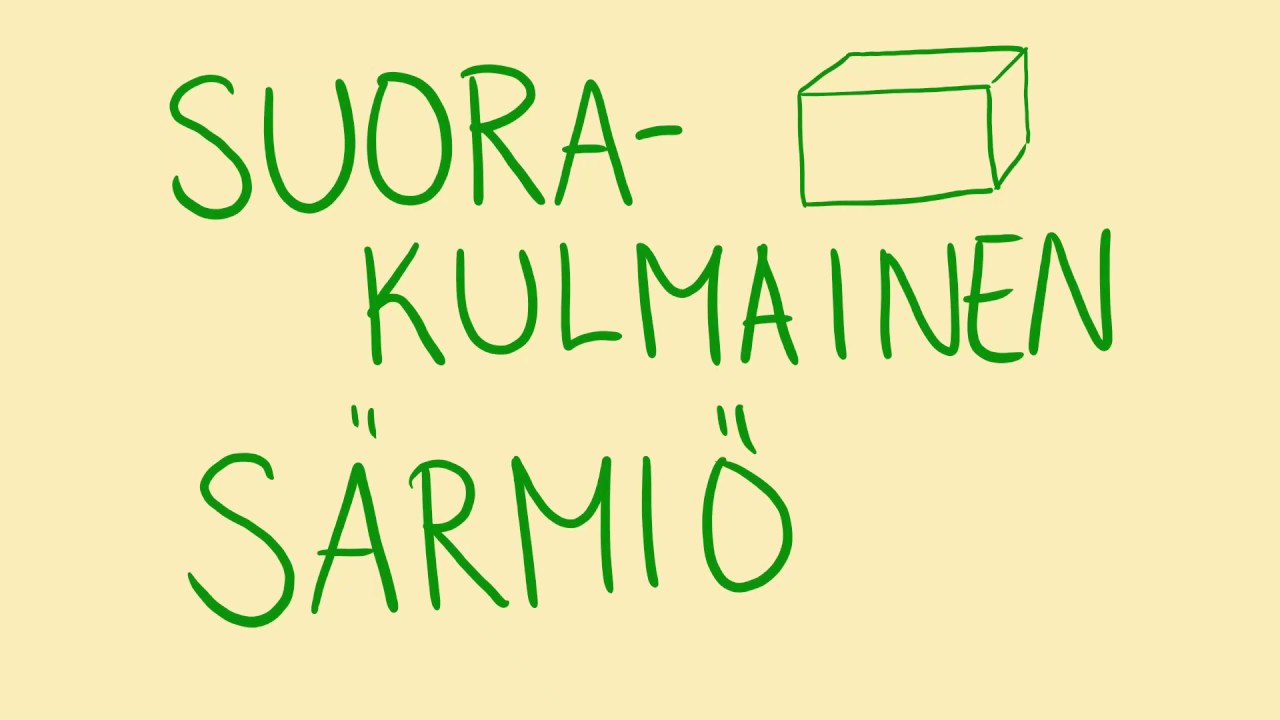 Suorakulmainen särmiö
