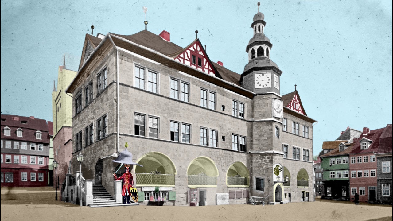 Nordhausen um 1880 bis 1952 in farbe!