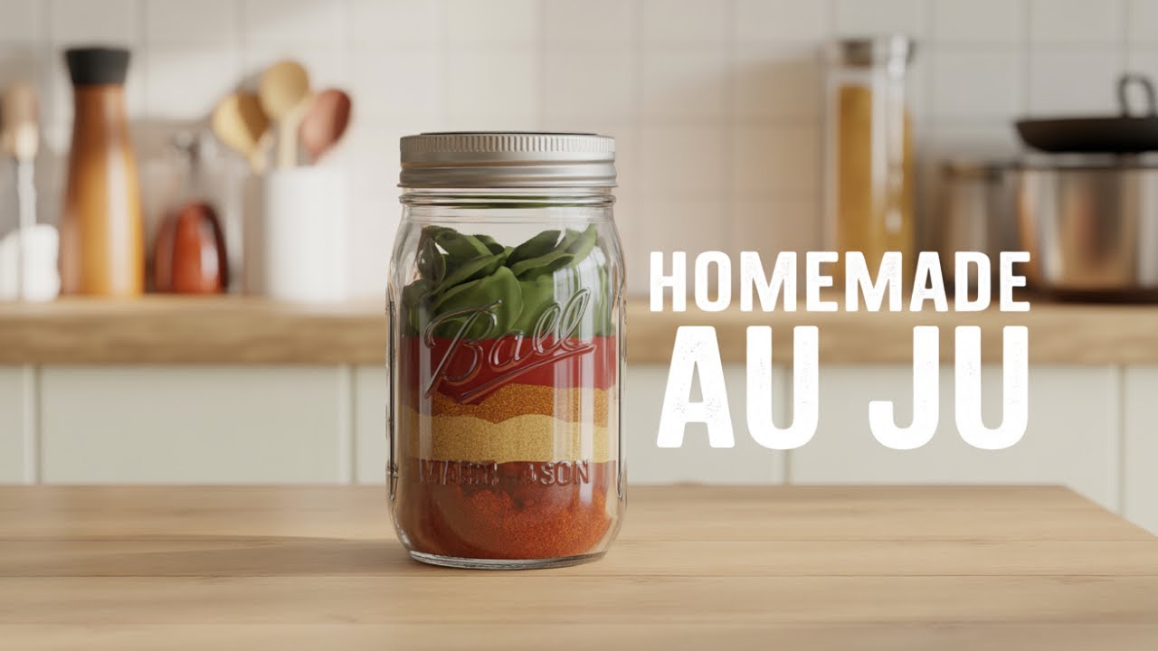Порошок для соуса Au Jus, приготовленный своими руками | Лучше, чем магазинный, и дешевле