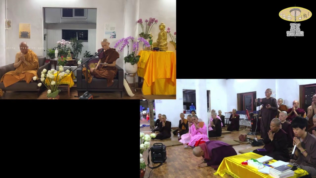 Meditation retreat: night dhamma talk 01/09/2023