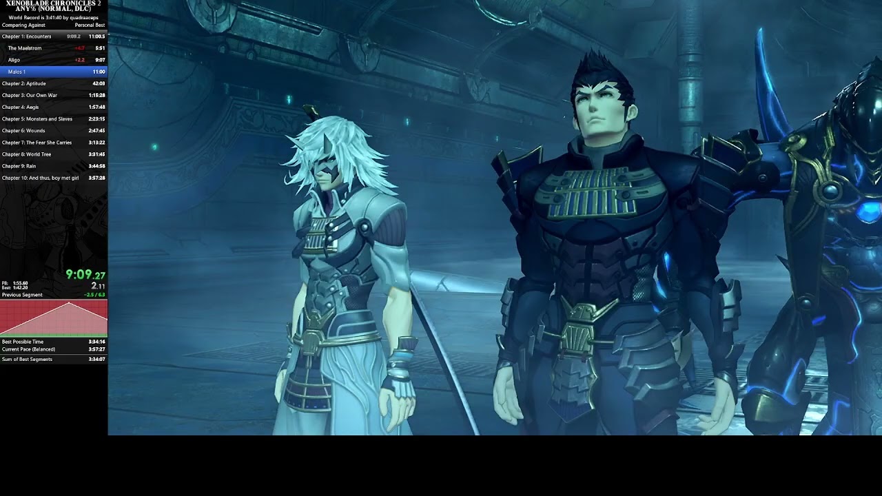 Xenoblade Chronicles 2: New Game Any% (Normal, DLC) - 3:52:29