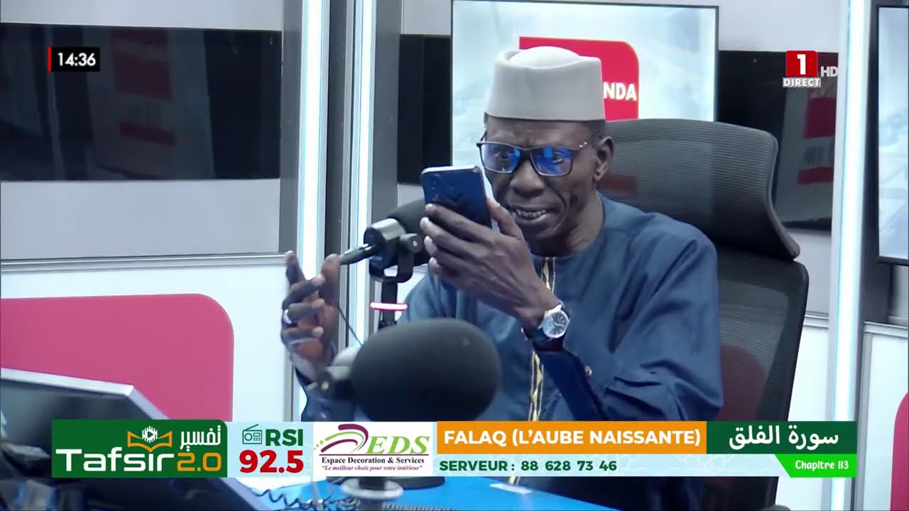 TAFSIR 2.0 Ramadan :  Du 13 mars 2025 -  Naas (Les Hommes)  - Chap. 113- Avec Oustaz TAYIB SOCE