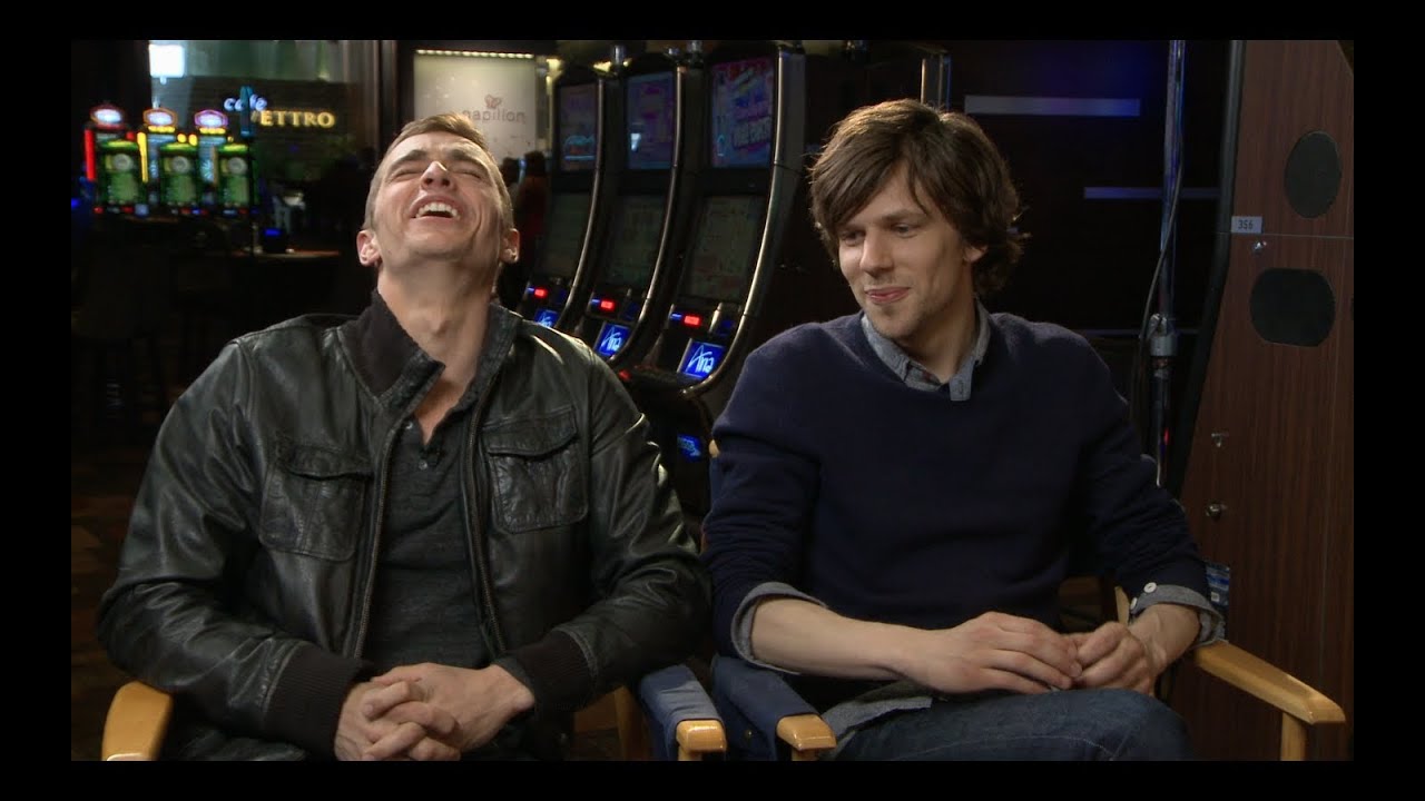 Jesse Eisenberg and Dave Franco Interview and Set Visit for NOW YOU SEE ME