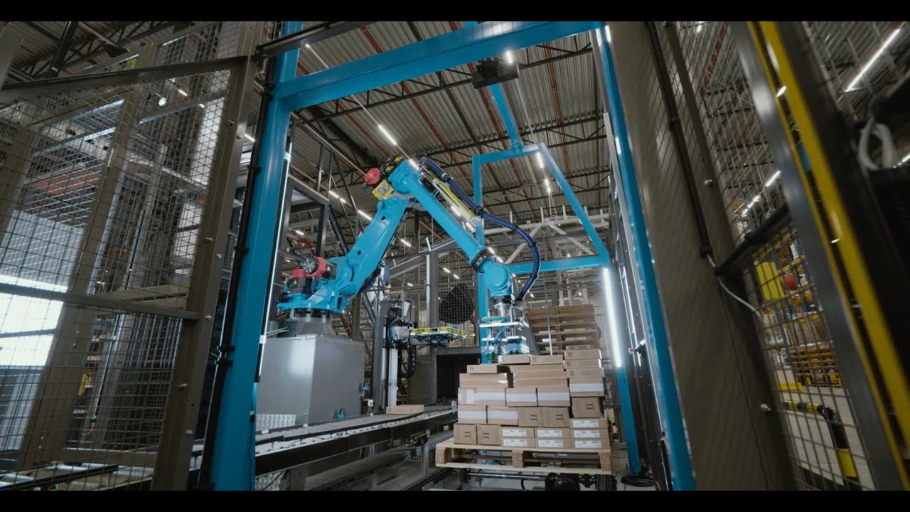 New intelligent robot depalletizer system for random mixed boxes