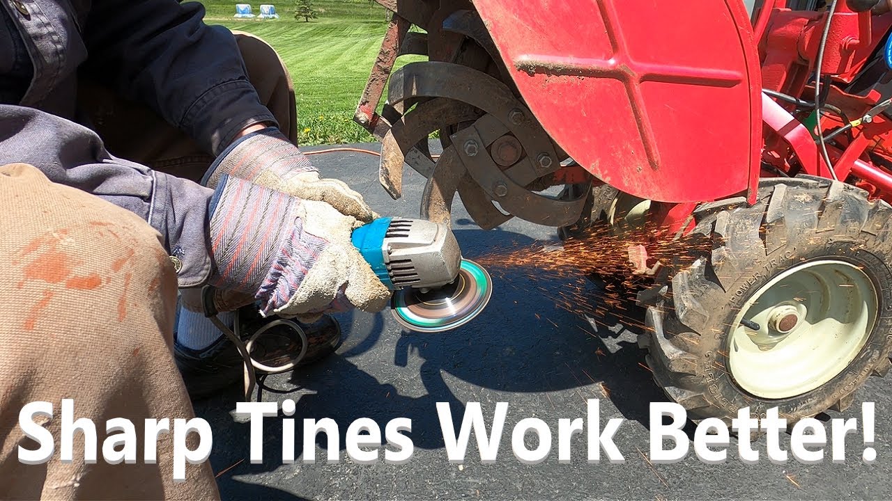 Sharpening Rototiller Tines | Sharp Is Better! | Man About Home