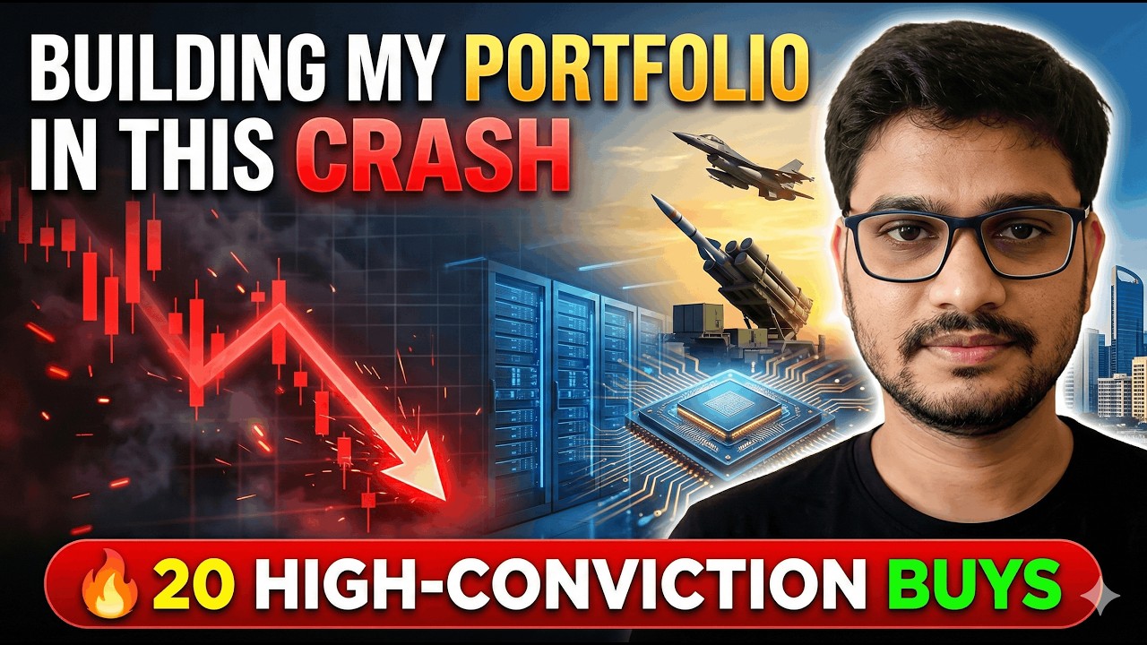 Building My Portfolio in This Crash | 20 High-Conviction Stock Buys 🔥