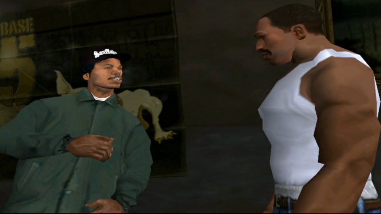 Gta San Andreas Ryder Wilson in without glasses
