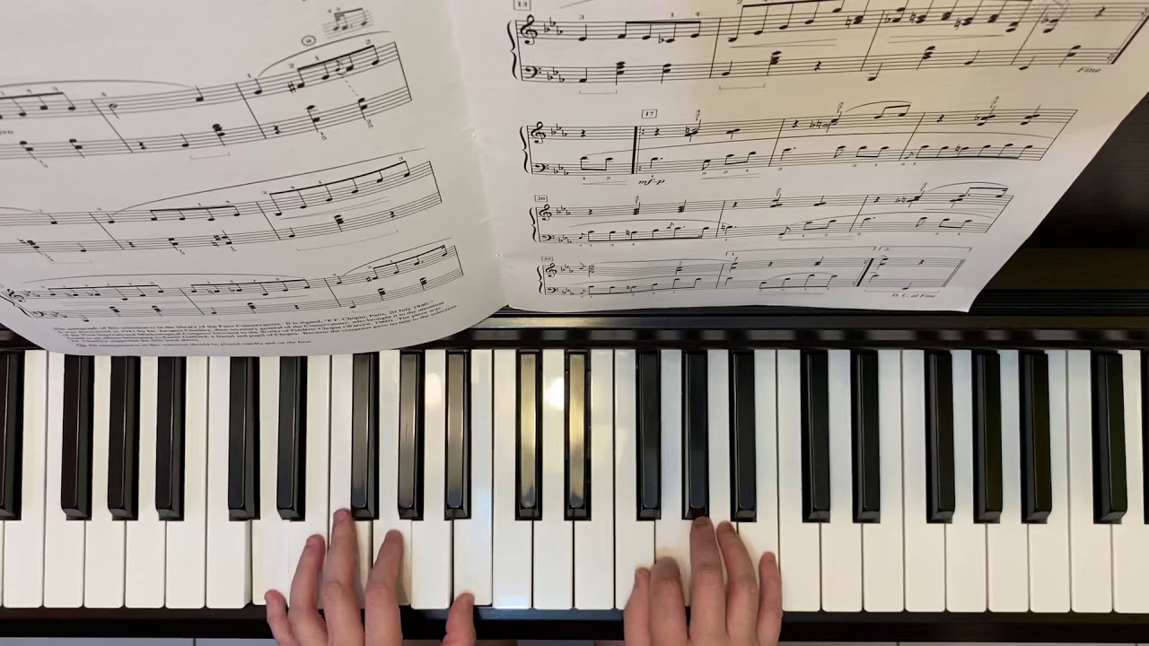Albumleaf to Emile Gaillard (Posthumous) F.F.Chopin