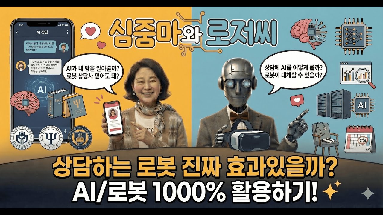 [심줌마와 로저씨] Ep 4. AI로 심리치료 받기!
