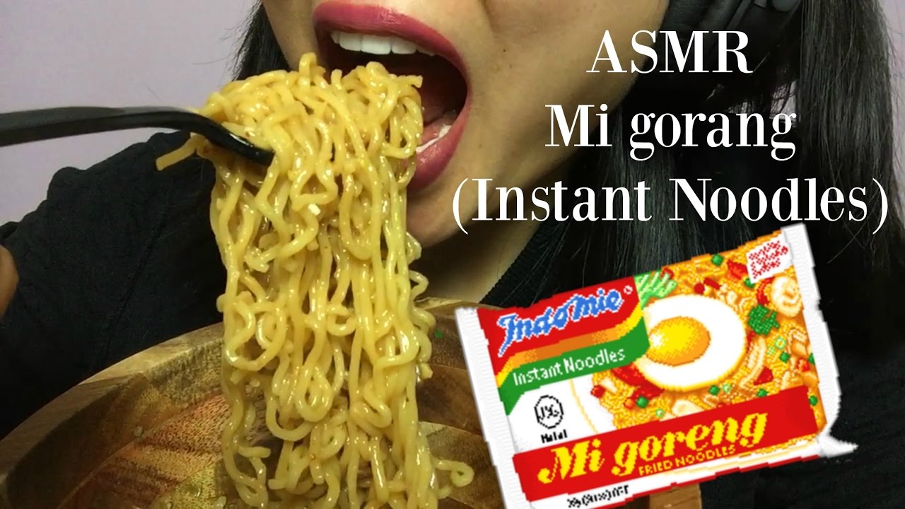 ASMR/MUKBANG MI GORENG Indonesian Instant Noodles (EATING SOUNDS) | SAS-ASMR