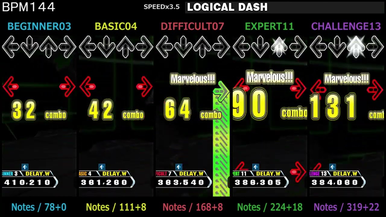DDR / LOGICAL DASH - SINGLE (DanceDanceRevolution SuperNOVA)