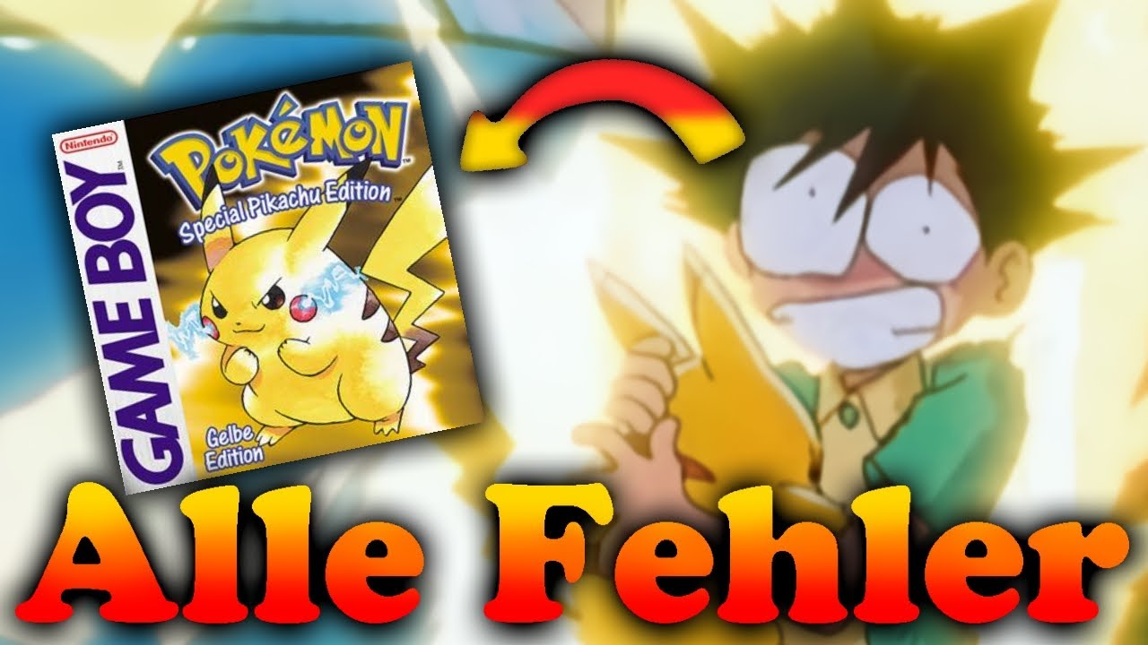Alle FEHLER in Pokemon Gelb