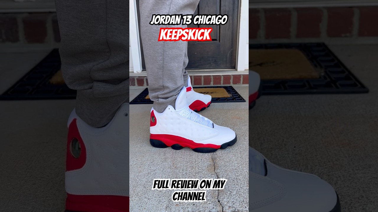 Jordan 13 Chicago via KEEPSKICK.  Full review on my channel #jordan #shoes #review