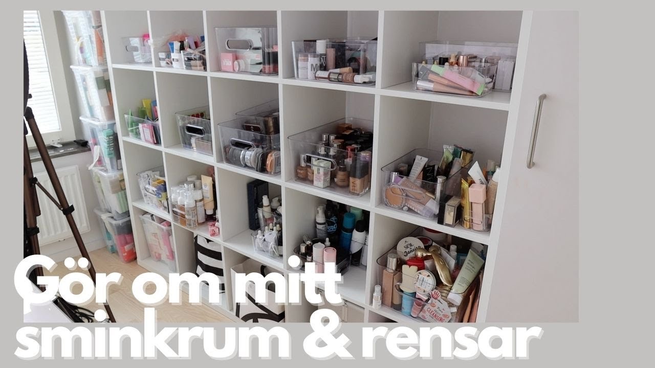 SKAPAR ETT NYTT SMINKRUM & RENSAR!