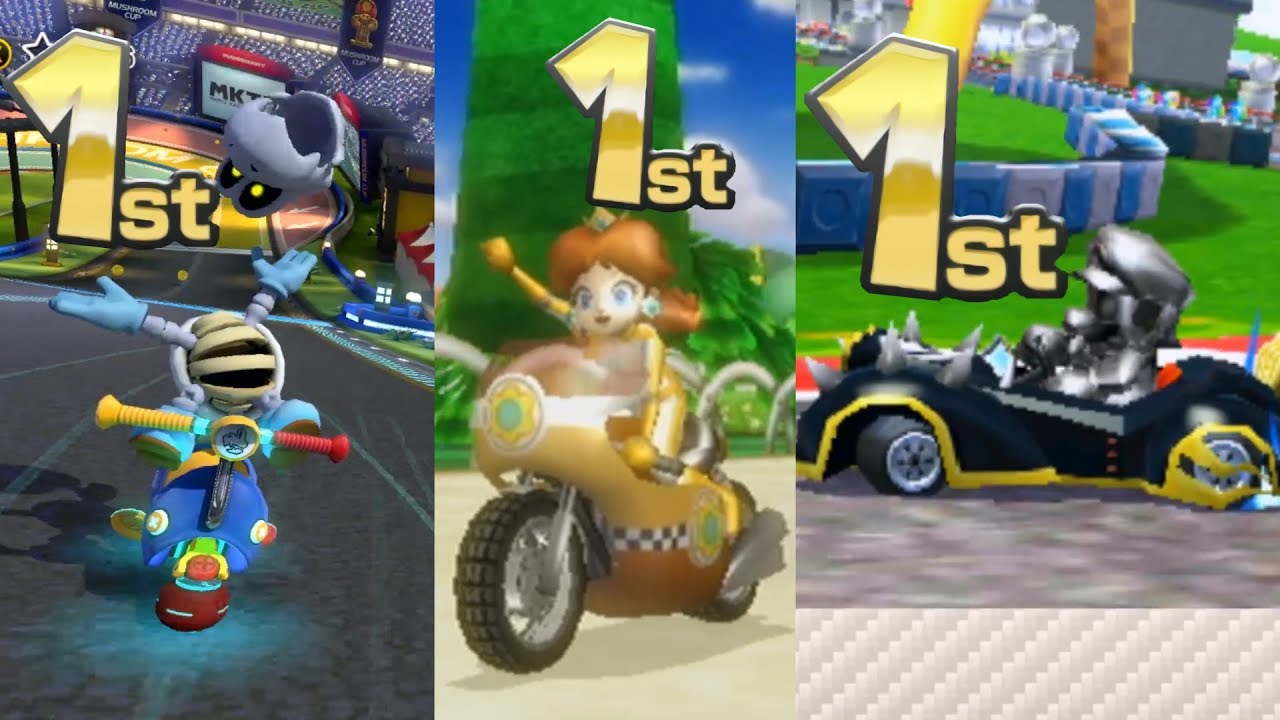 Mario Kart Comeback Compilation - Multiple Games!