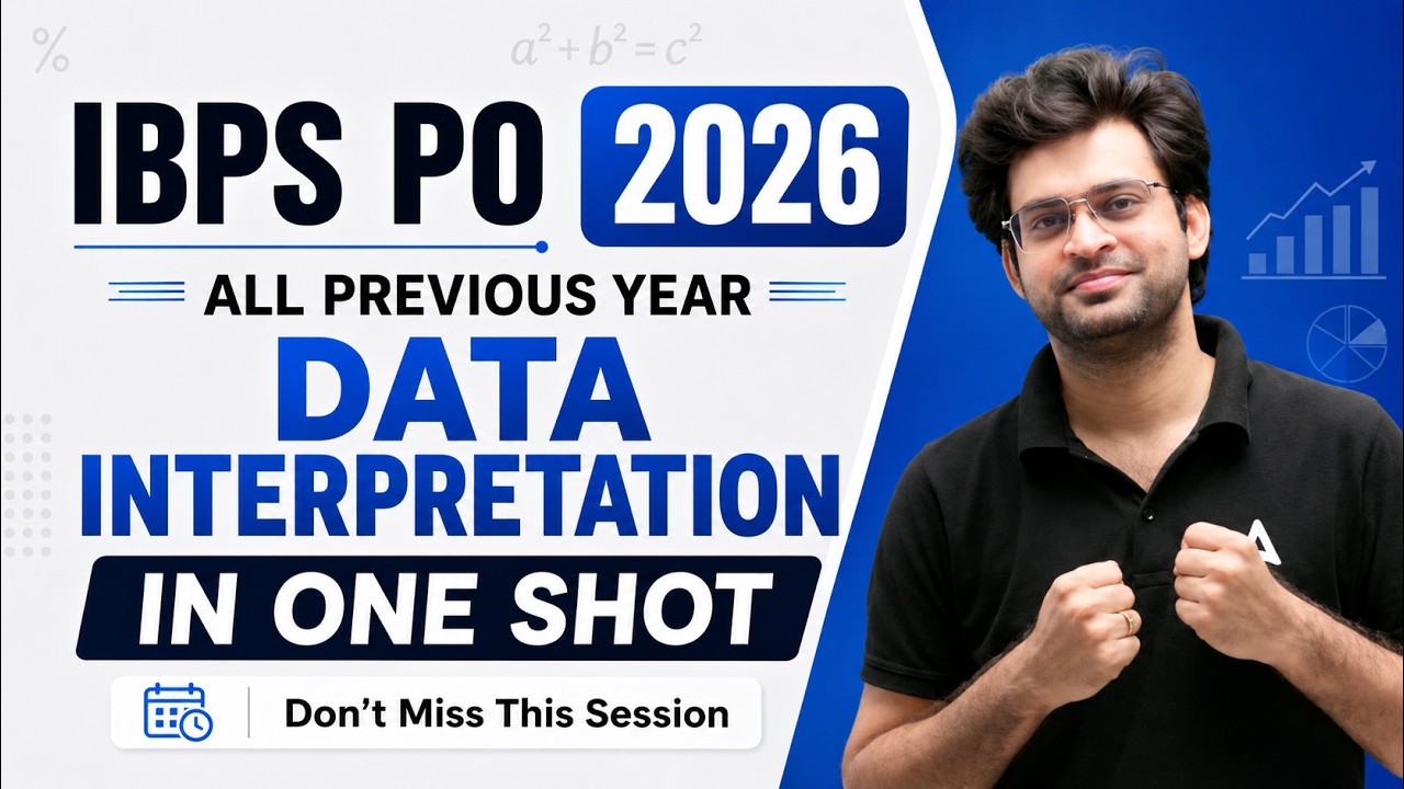 IBPS PO 2026 Data Interpretation | Previous Year Data Interpretation Questions | Navneet Sir