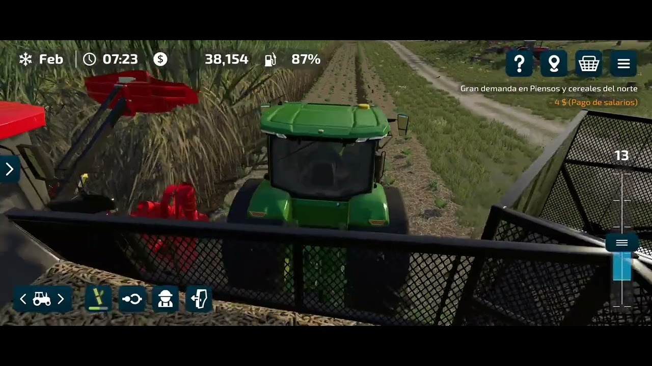 FARMING SIMULADOR 23 por fin nuevo cultivo caña de azúcar 👍👍😊😁