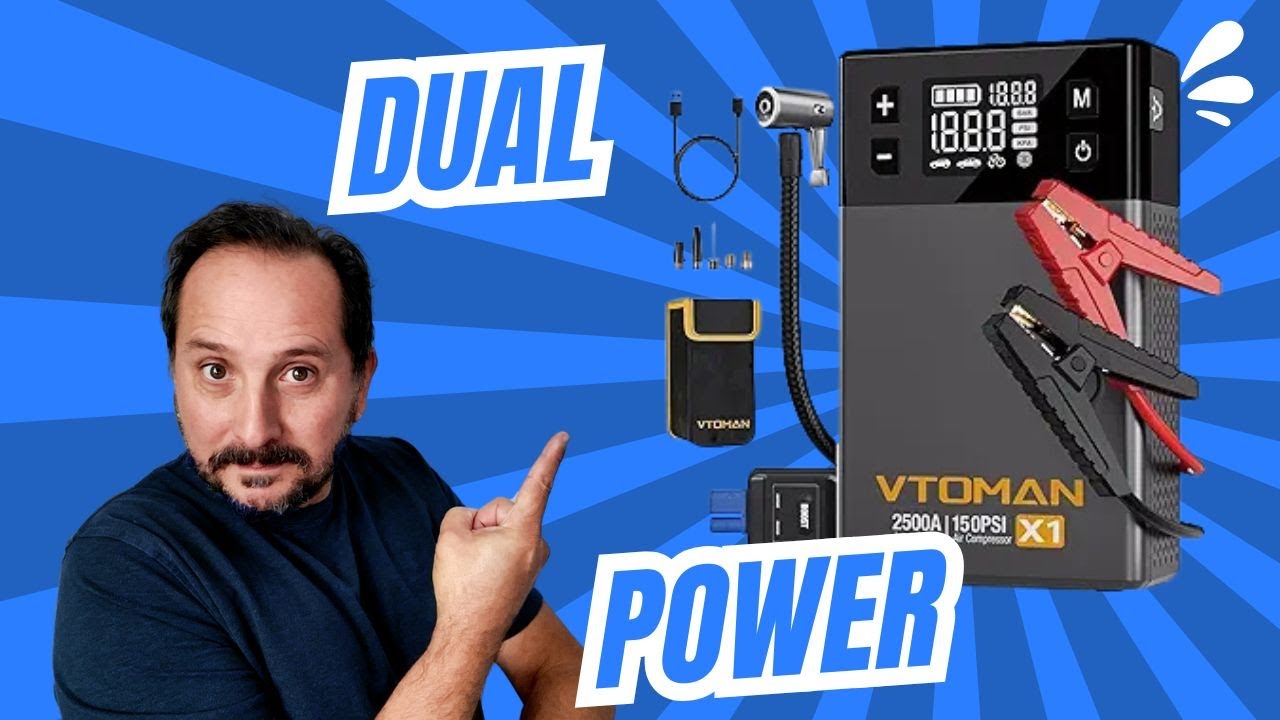 VTOMAN X1 JUMP STARTER WITH AIR COMPRESSOR Review | ROADSIDE LIFESAVER | Reviews Unscripted