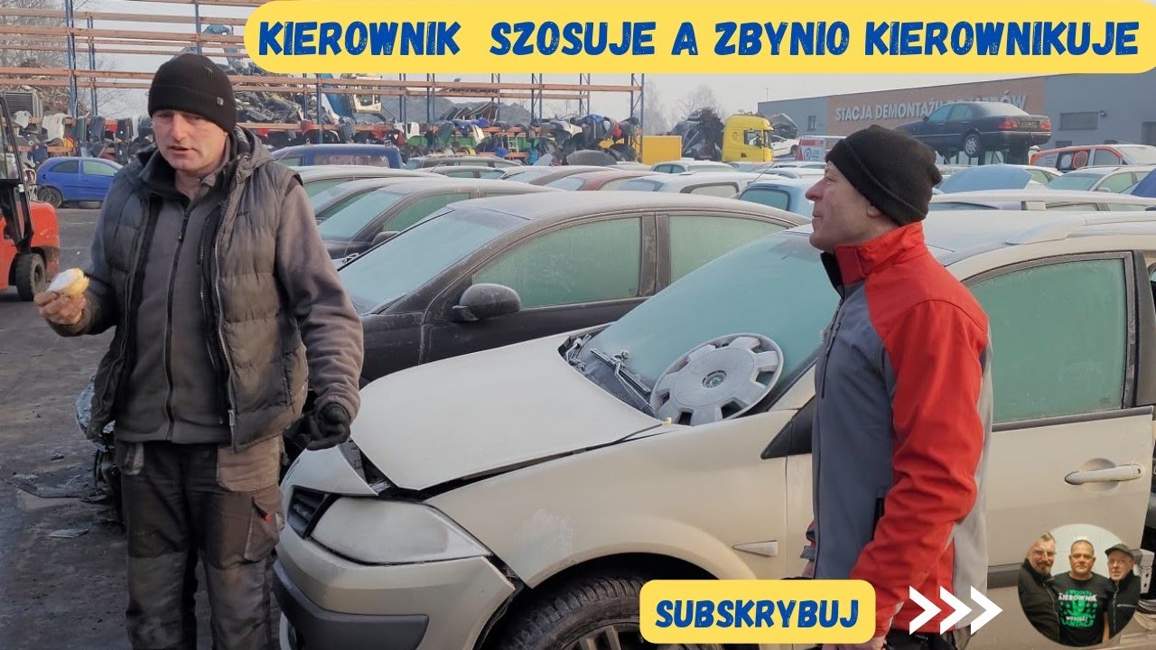 Kierownik szosuje Zbynio kierownikuje.