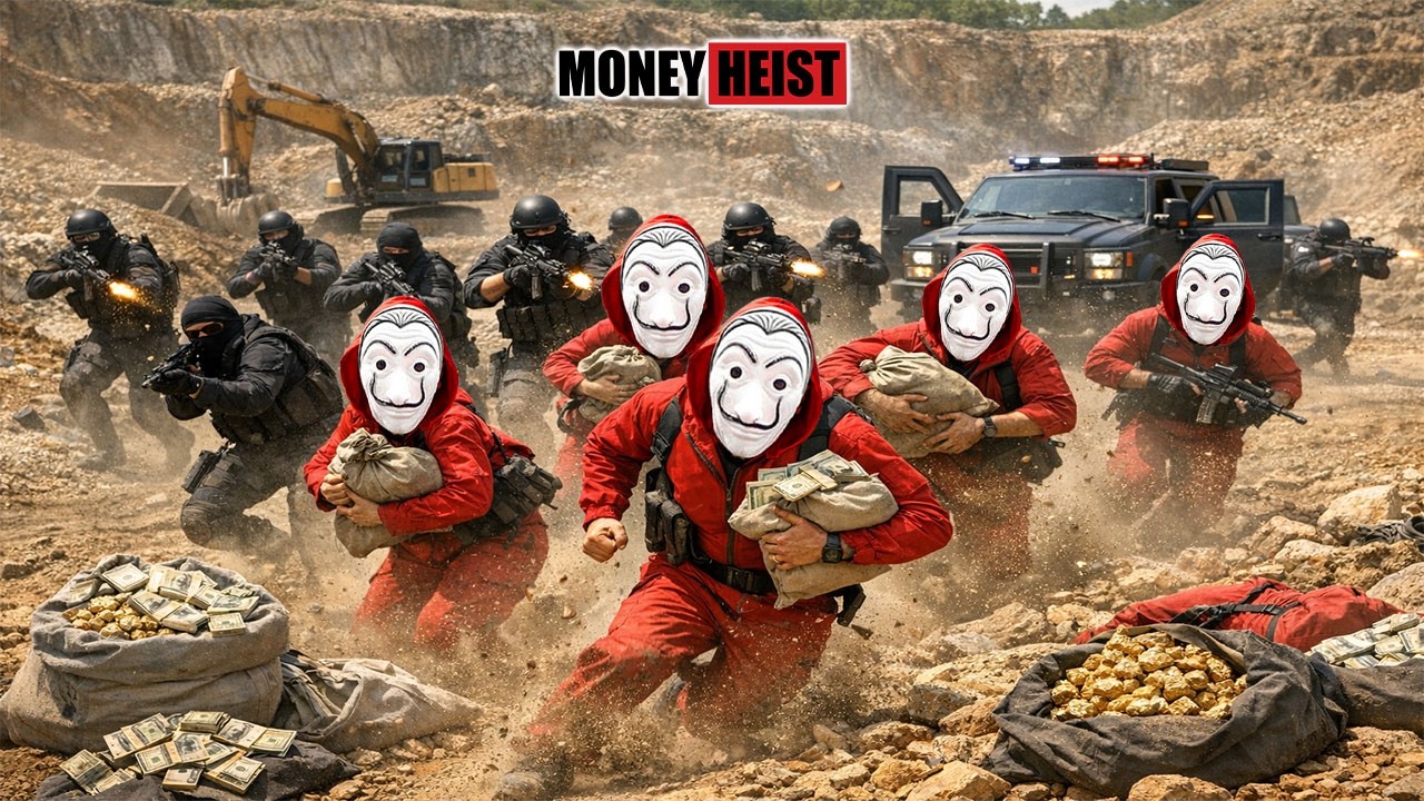 PARKOUR VS MONEY HEIST : Bad Guy Jumps Bridge While Police Close Behind | Epic POV