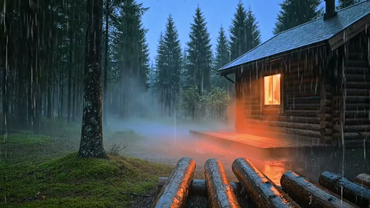 Night Rain in the Forest – Relaxing Ambience for Sleep & Focus