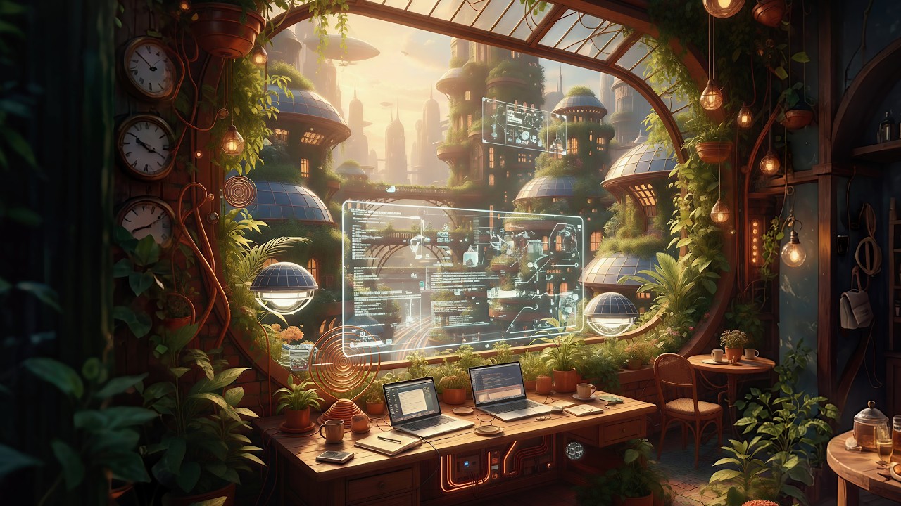 A Life in Harmony 🌱 the Future Can Be Sustainable | Solarpunk Lofi