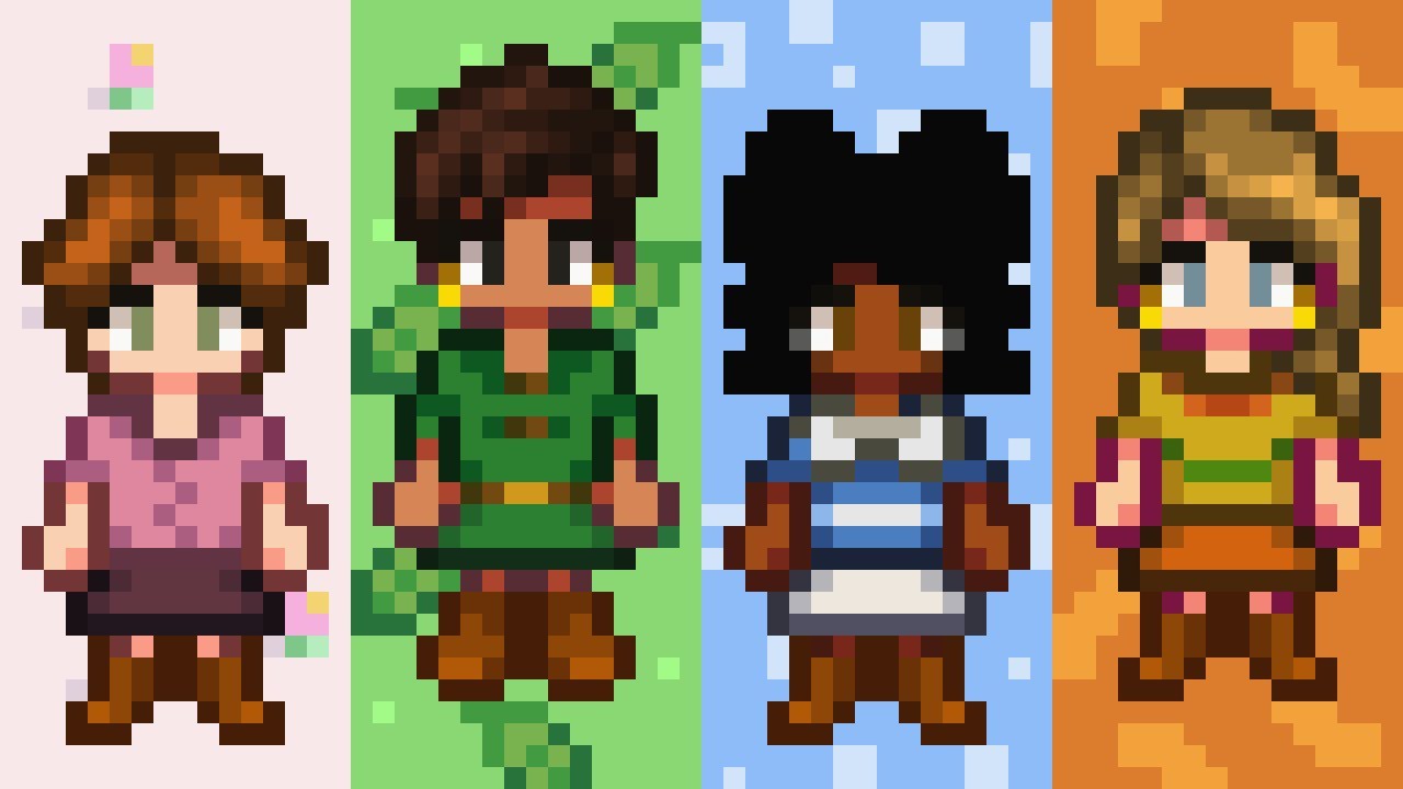 100+ Adorable Starter Outfits with Skirts (Stardew Valley)