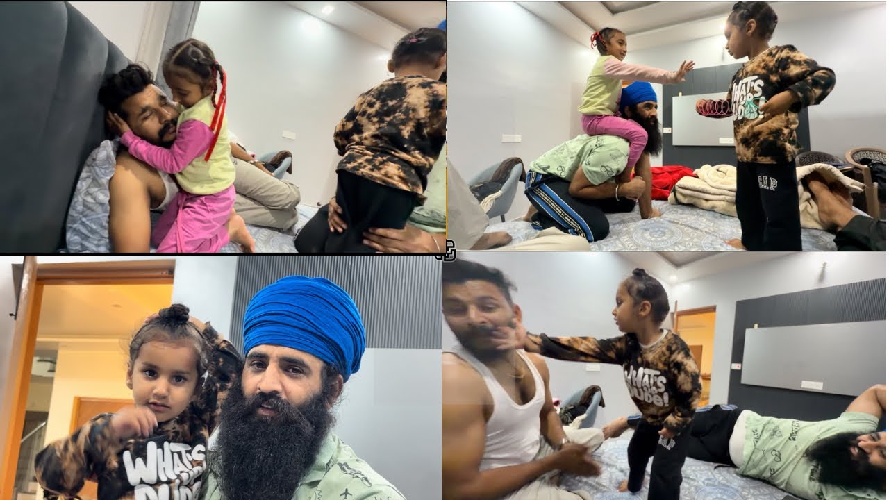 ਗੁਰਮੇਹਰ ਤੇ ਸਾਹਿਬ ਲਿਆਂਦੀ ਸਾਡੀ ਨੇਰੀ ਰਾਤ ਨਾ ਸੁੱਤੇ ਨਾ ਸੌਣ ਦਿੱਤਾ😂||gurmehar te sahib sari raat ni sute😂