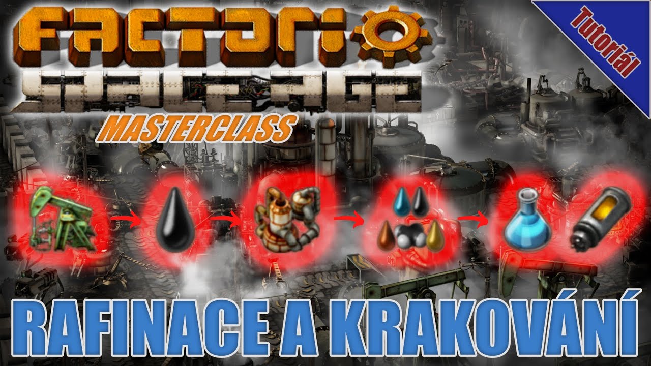Tady konč&iacute; 91 % hr&aacute;čů. Kompletn&iacute; průvodce (Ropa,Krakov&aacute;n&iacute;) | Factorio Space Age (Masterclass 12)