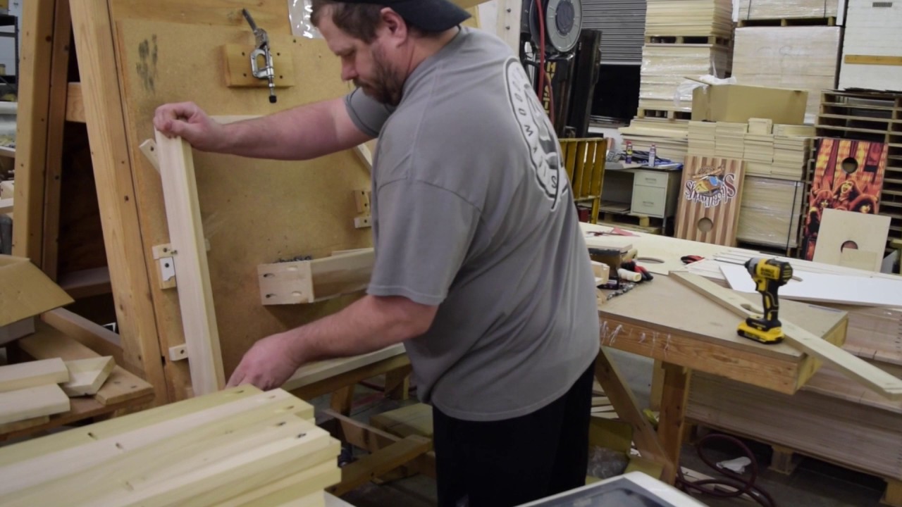 How Cornhole Boards are constructed