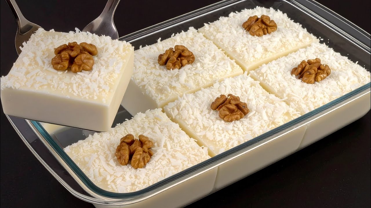❗NUR Milch und Kondensmilch! Blitzschnelles Dessert in 5 Minuten – ohne Ofen, Mehl oder Gelatine!