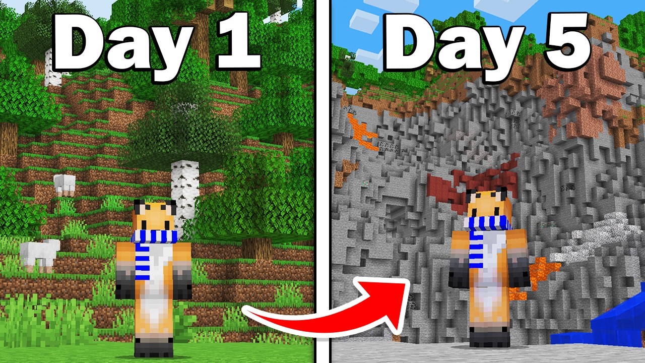 Minecraft, de 5 Másodpercenként eltűnik egy block
