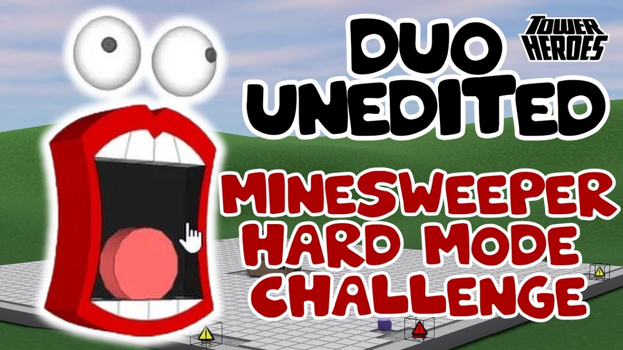 DUO HARD MODE / MINE SWEEPER / UNDERSTANDING THE MAP in Roblox Tower Heroes