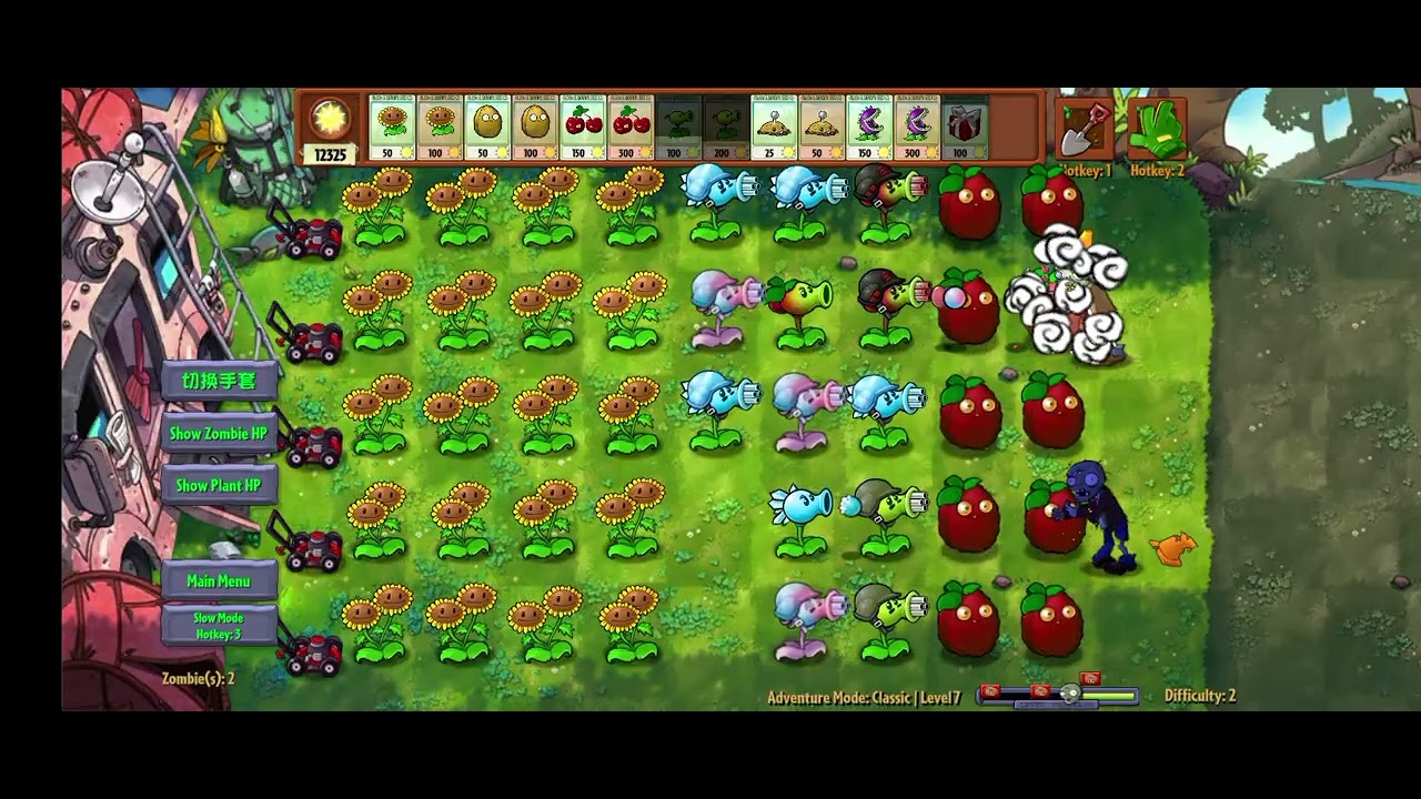 Plantas vs zombis Fusión Nvl 7 aventura 🗺️ Gameplay 🎮 / sir.3nk200
