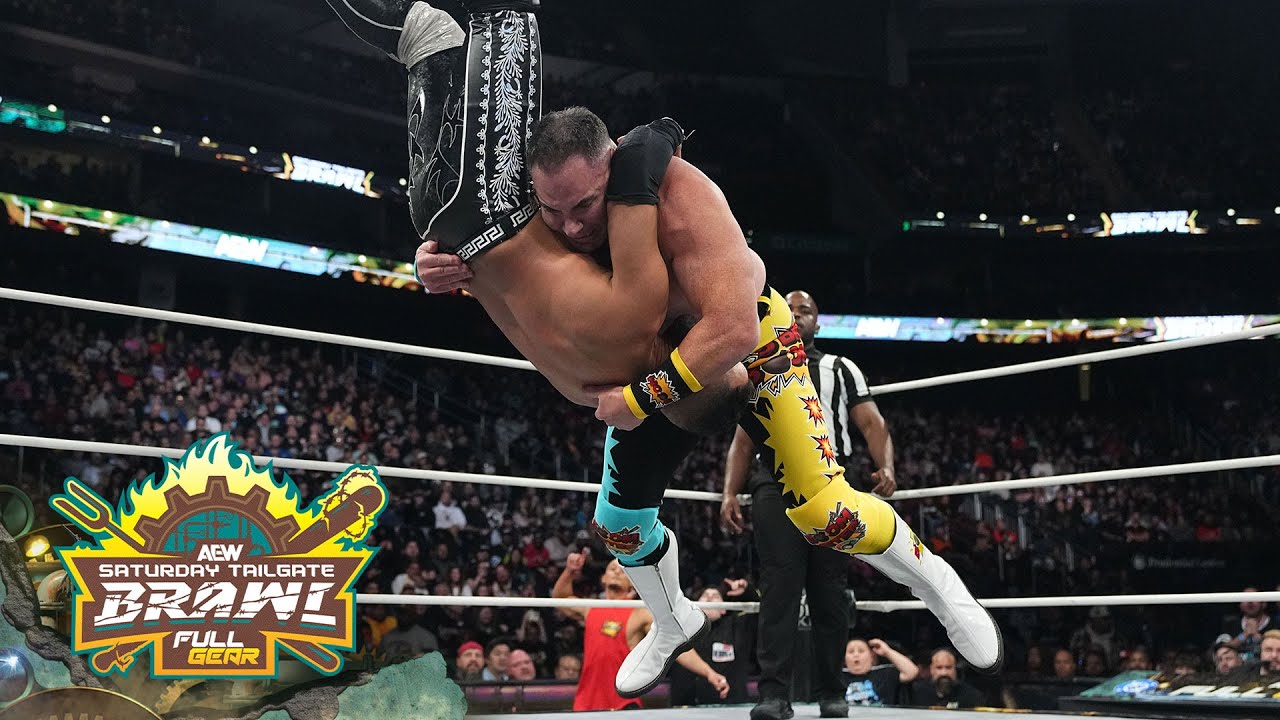 Big Boom AJ и QT Маршалл против RPG Vice: ОСНОВНЫЕ МОМЕНТЫ МАТЧА | AEW Tailgate Brawl 22.11.25