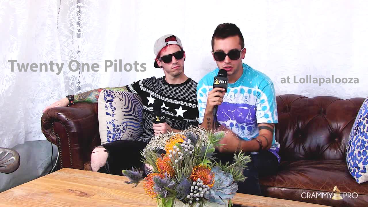 Interview with Twenty One Pilots at Lollapalooza 2015