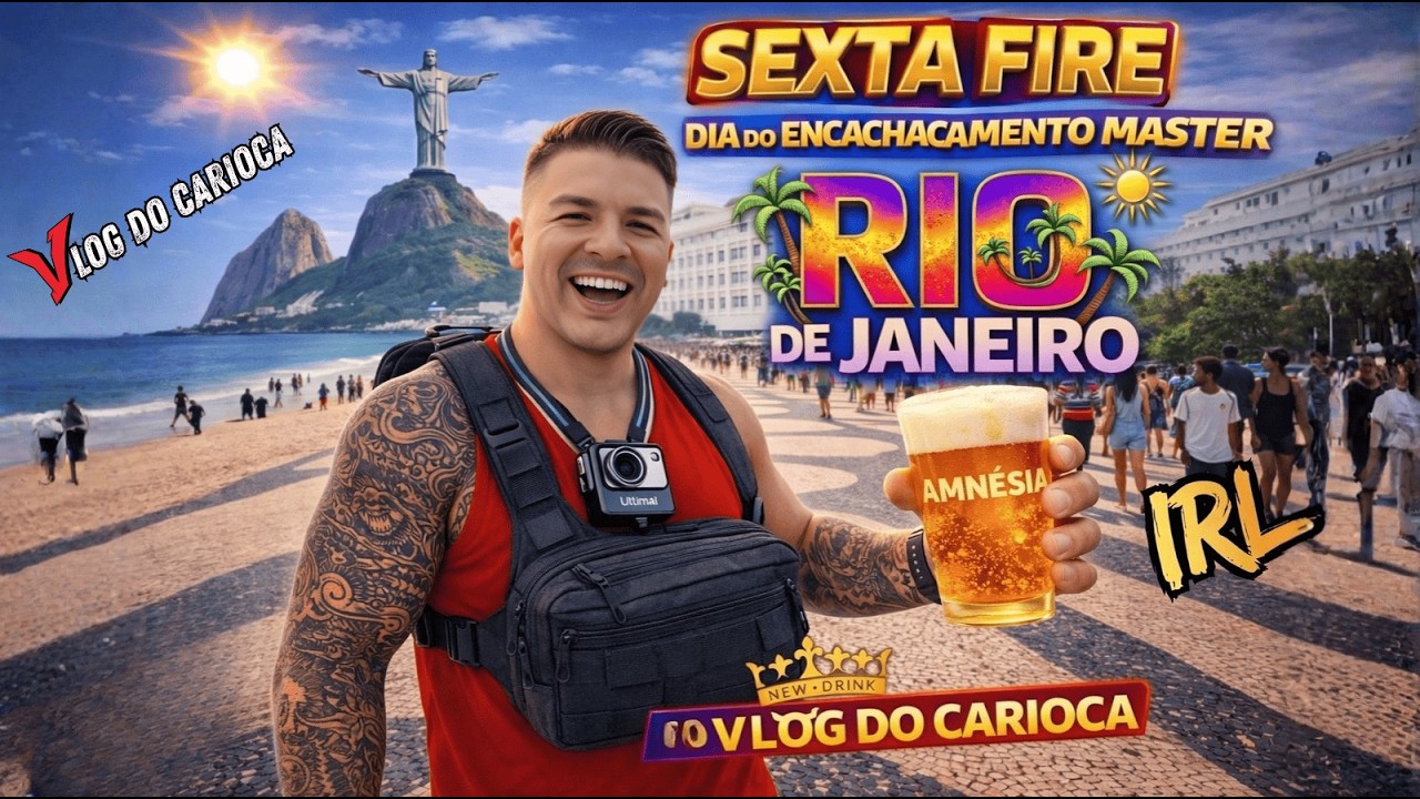 🟢 RIO AO VIVO IRL: 👑🇧🇷SEXTA FIRE no Rio de Janeiro 🍺 ENCHAÇAÇÃO MASTER e Rolé pelo #rj #riodejaneiro